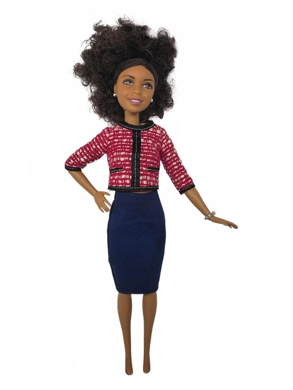 2016 Barbie President Doll DPN03 African American Career Red Jacket Mattel Cute